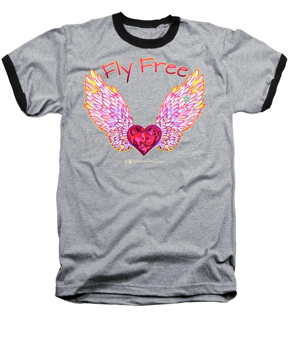 Fly Free - Baseball T-Shirt